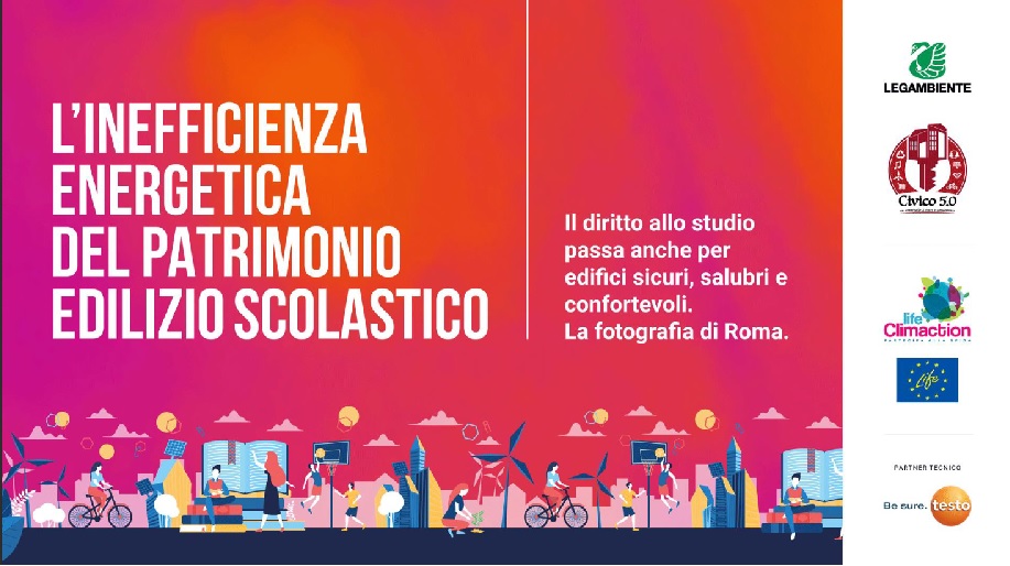 Termografie in 33 edifici scolastici a Roma in occasione di Nontiscordadimé – Operazione scuole pulite